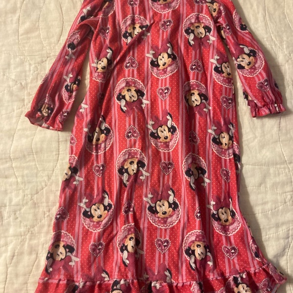 Disney Pink and Red Minnie Mouse Nightgown - Picture 2 of 3